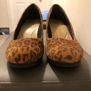 Clarks Leopard Print Women's Heels
